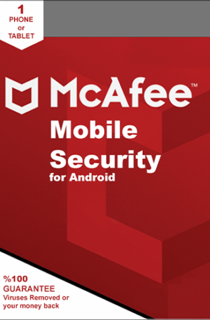 McAfee Mobile Security – 1-Year / 1-Android